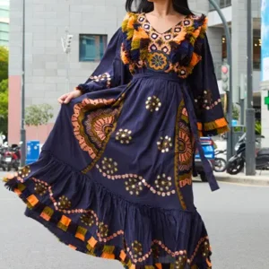 Vestido artesanal Laura